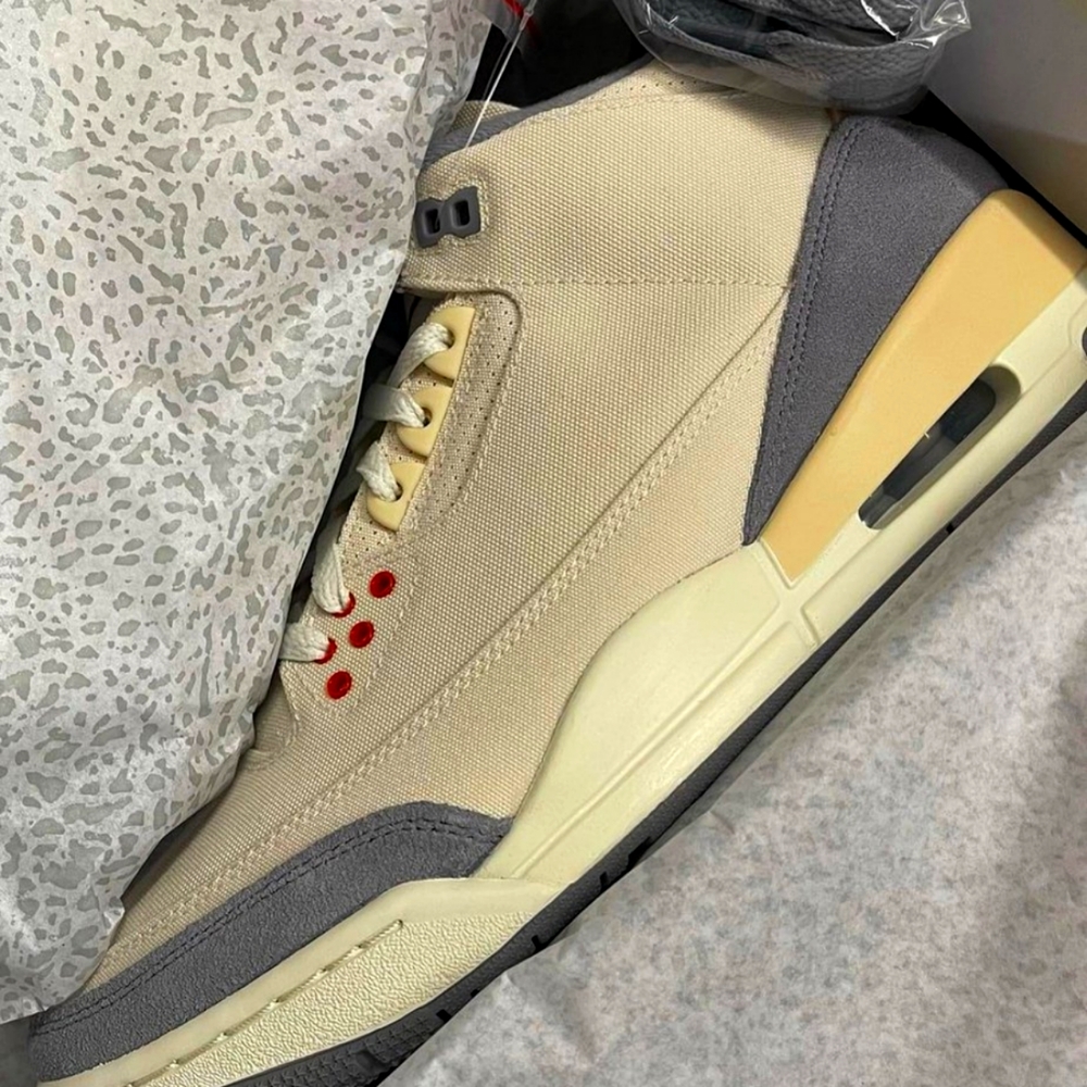 Air Jordan 3 Muslin release 2022